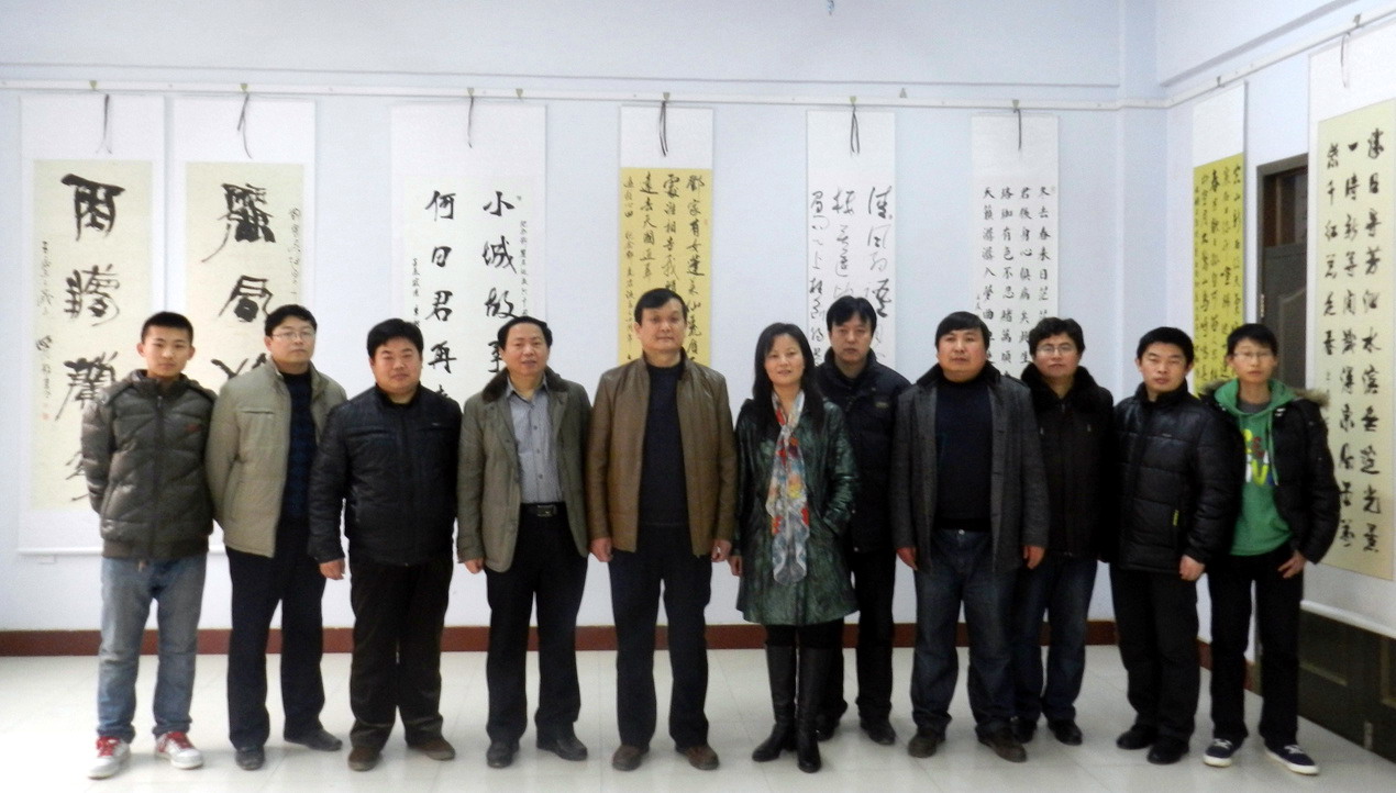 邯郸市大名县纪念邓丽君诞辰60周年书法展开幕
