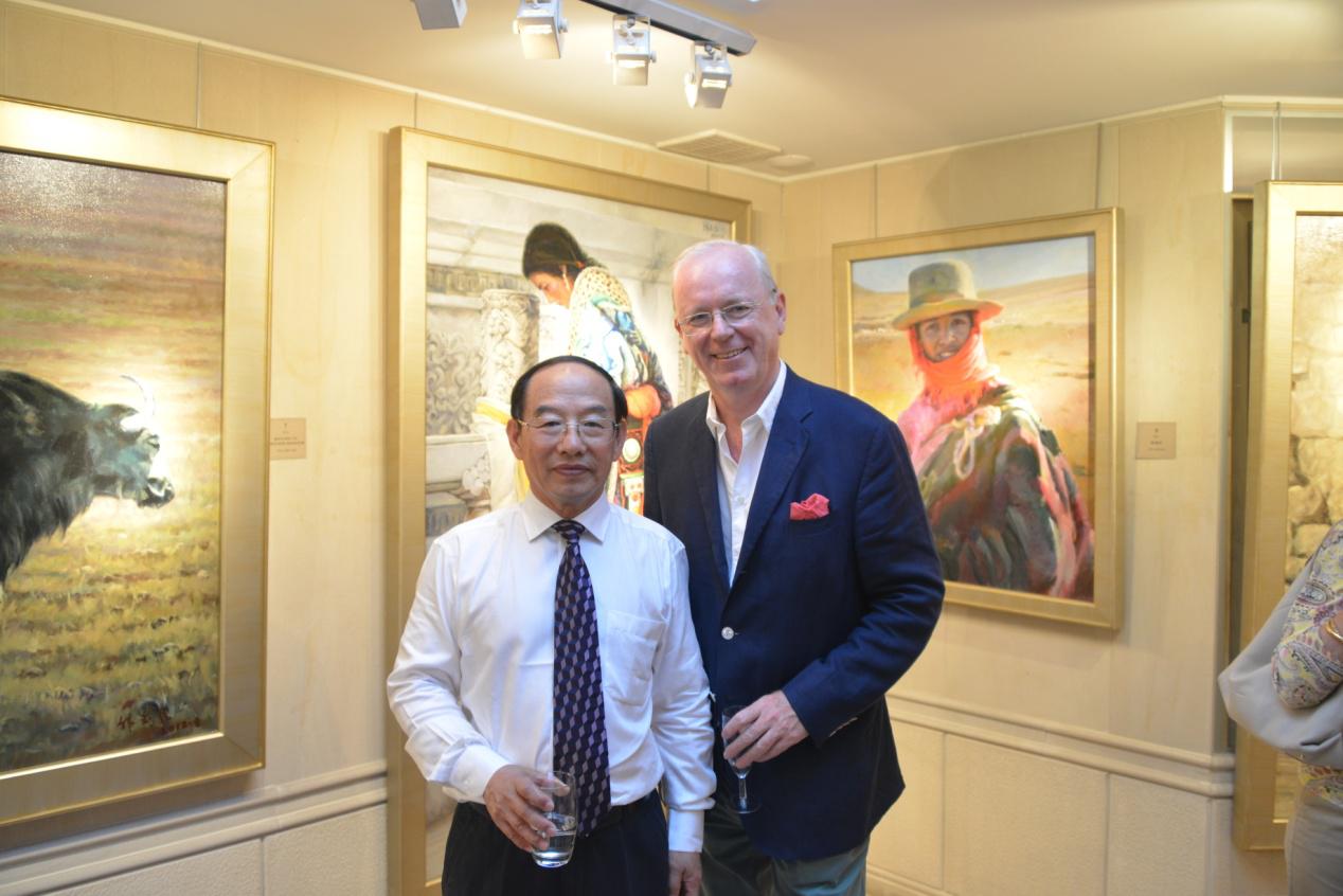 韩玉臣西藏风情作品亮相克诺克