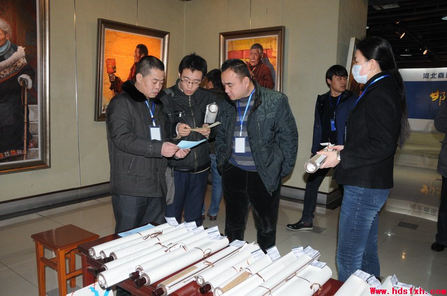 邯郸书法家协会成功举办作品拍卖义捐活动
