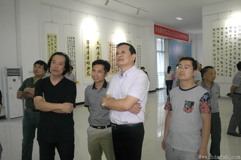 大名举办抗战胜利70周年书法作品展