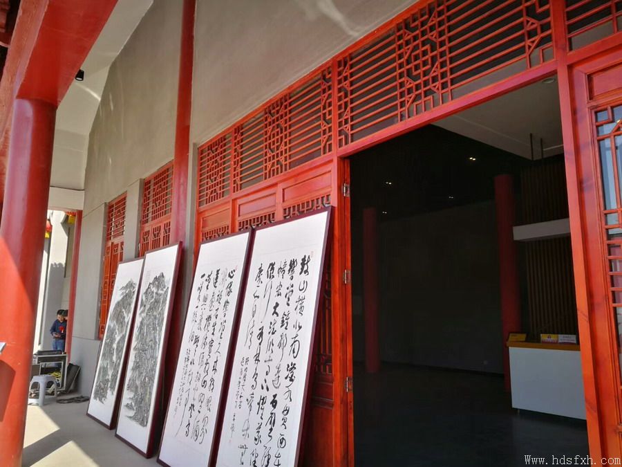 李琦先生绘画书法作品捐赠仪式在响堂山石窟艺术博物馆隆重举行