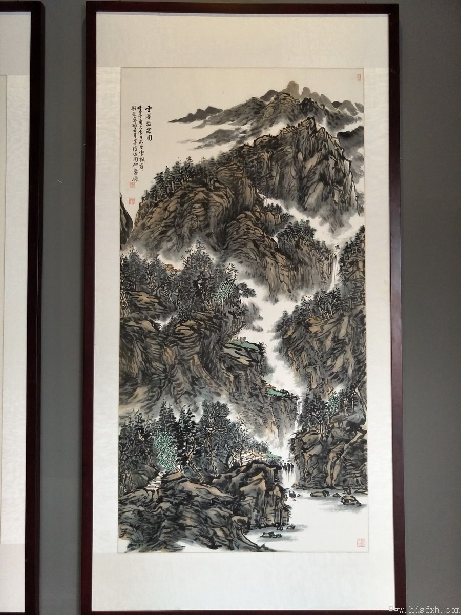 李琦先生绘画书法作品捐赠仪式在响堂山石窟艺术博物馆隆重举行