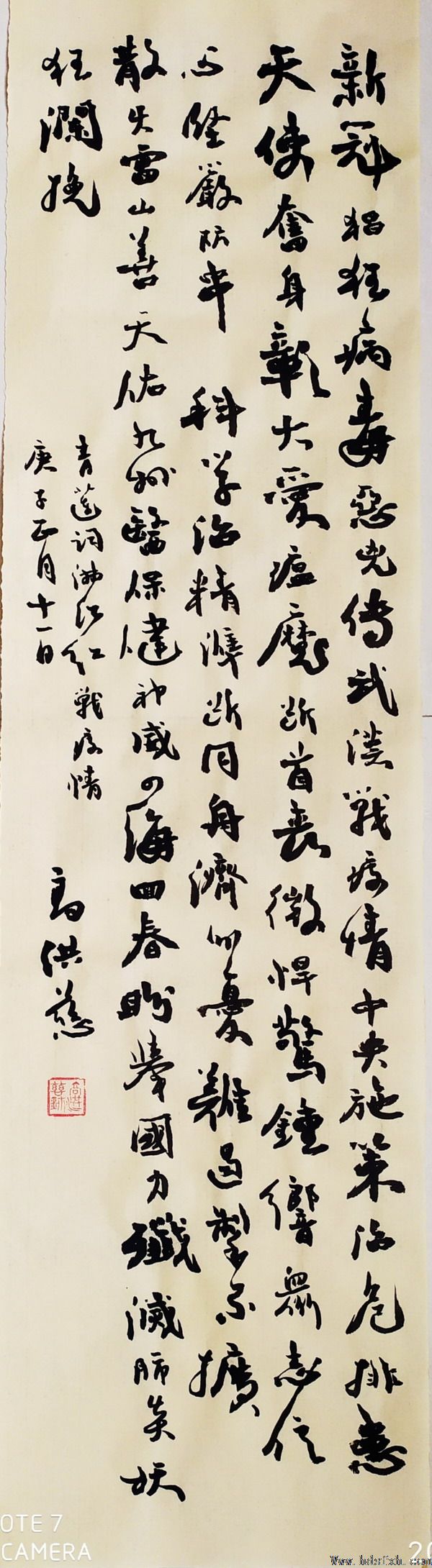 邯郸书协“抗击疫情 风雨同行”主题书法篆刻作品网络展(二)