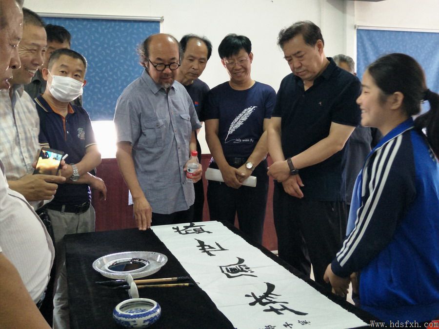 邯郸书法家协会赴曲周视察指导工作