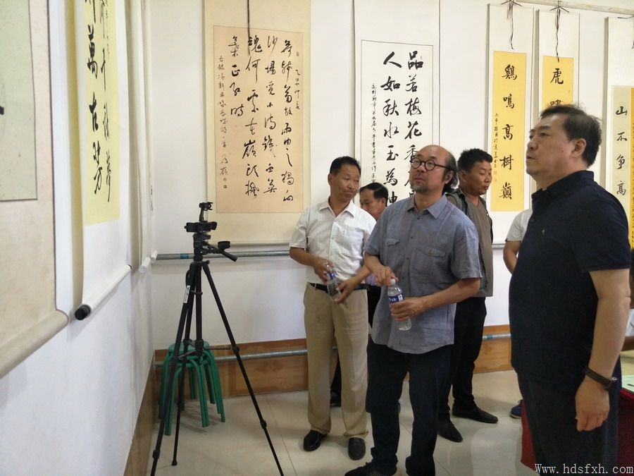邯郸书法家协会赴曲周视察指导工作