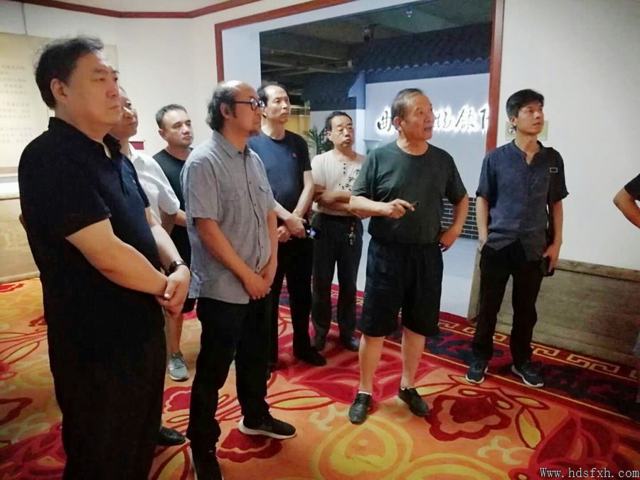 邯郸书法家协会赴曲周视察指导工作