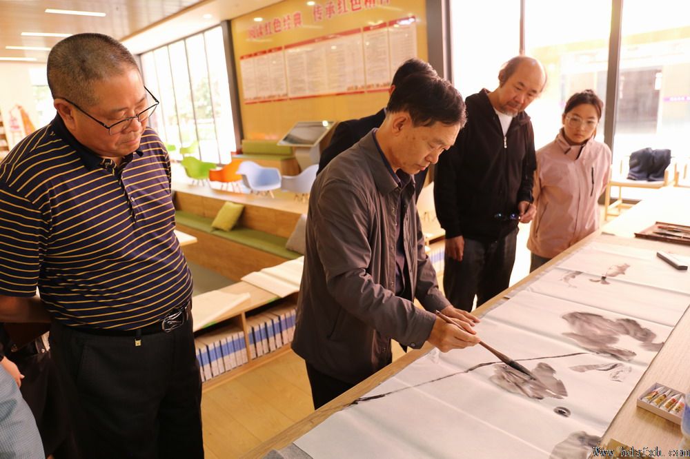 邯郸书协一行参加鸡泽青少年书协挂牌