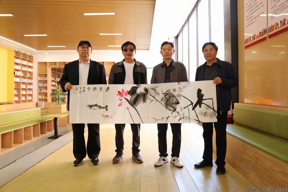 邯郸书协一行参加鸡泽青少年书协挂牌