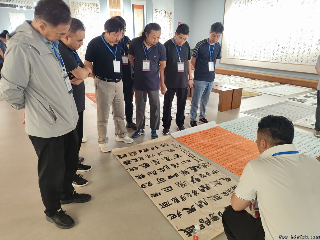 邯郸市第二届隶书大奖赛评审工作圆满结束