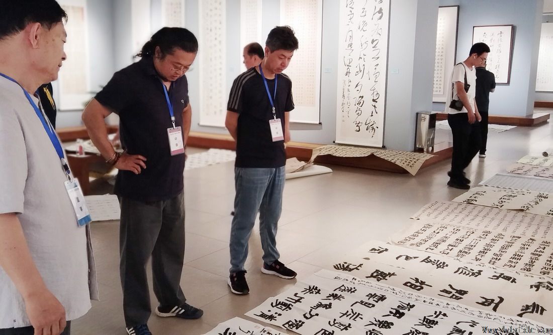 邯郸市第二届隶书大奖赛评审工作圆满结束