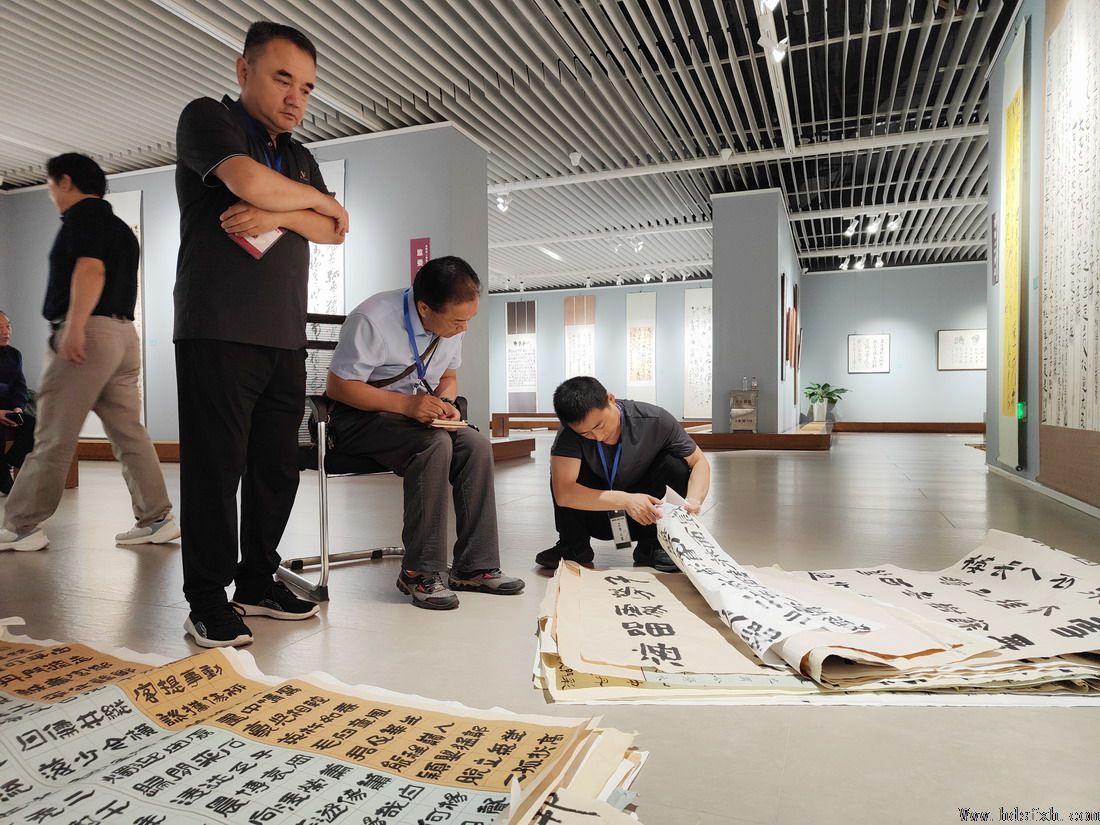 邯郸市第二届隶书大奖赛评审工作圆满结束