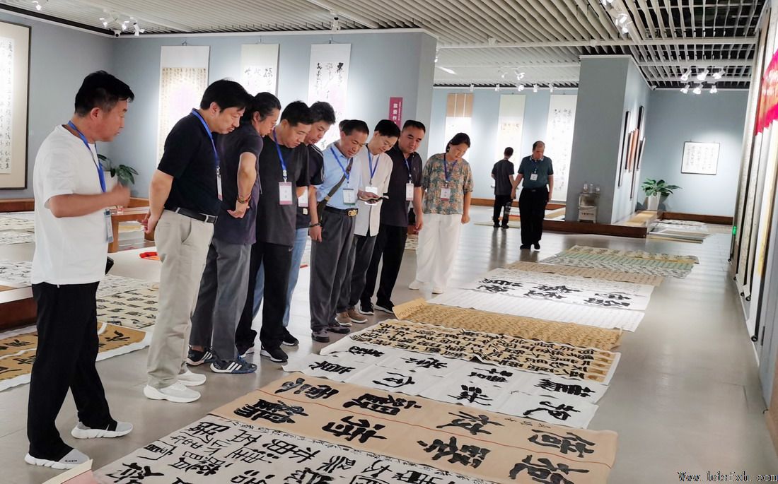 邯郸市第二届隶书大奖赛评审工作圆满结束