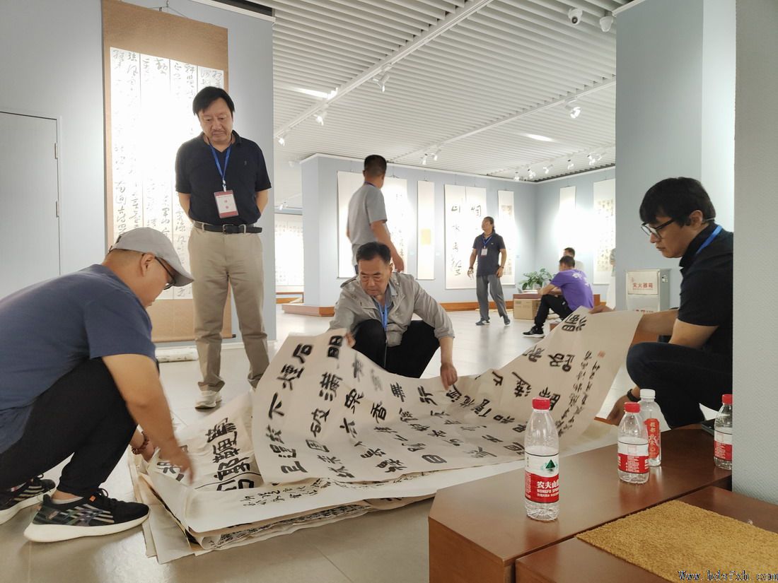 邯郸市第二届隶书大奖赛评审工作圆满结束