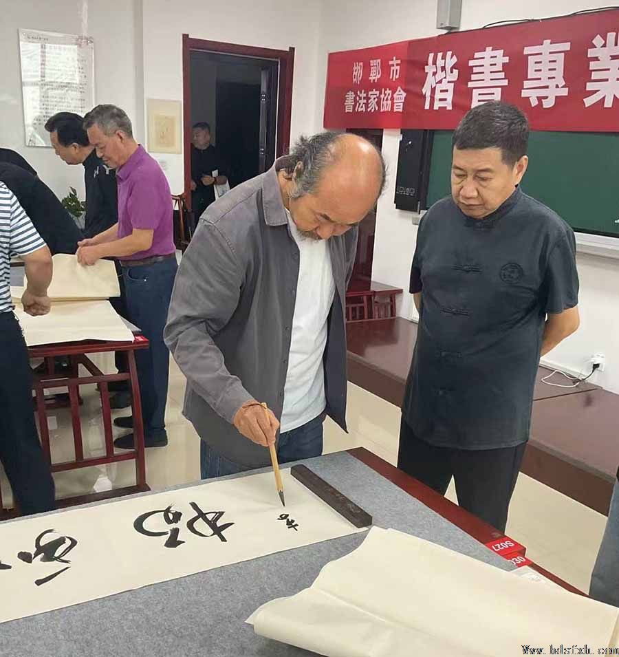 邯郸市书法家协会楷书专业委员会成立
