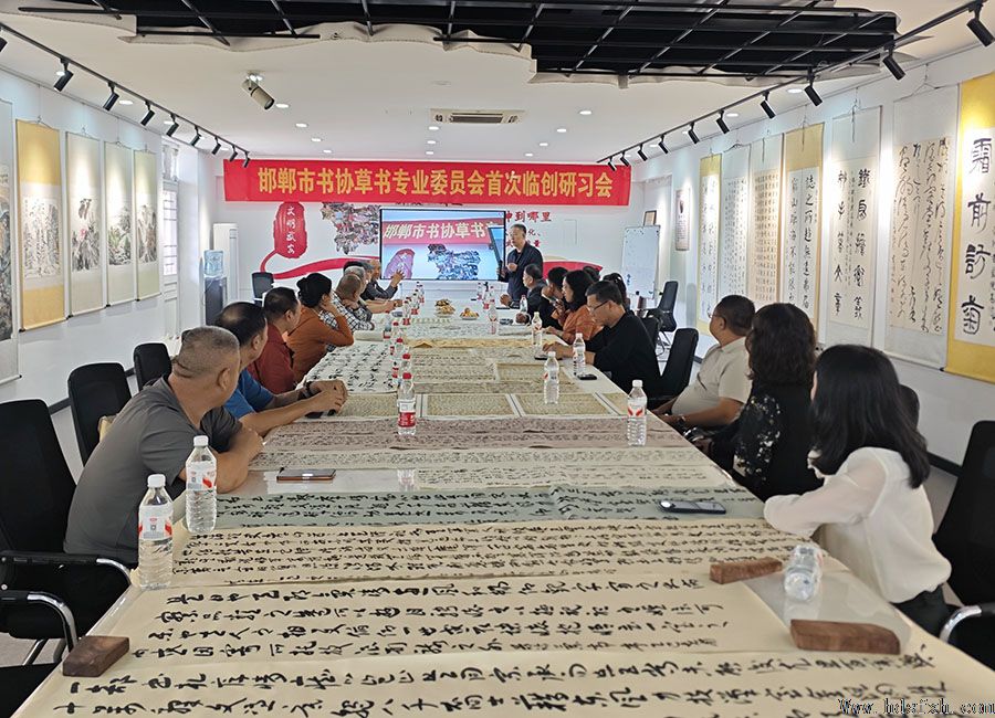 邯郸书协草书委员会成功举办首次临创研习会