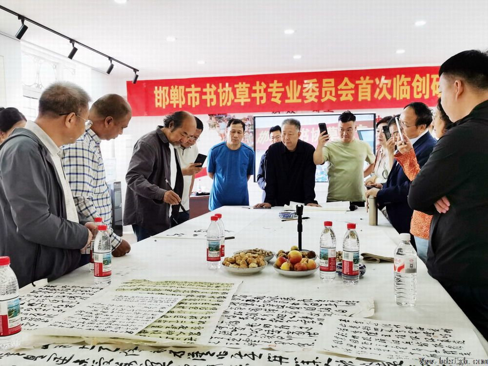 邯郸书协草书委员会成功举办首次临创研习会