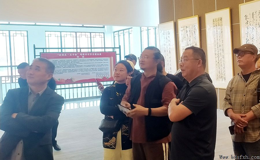 迎国庆·庆中秋-邯郸书协行草书精品展在涉县开幕