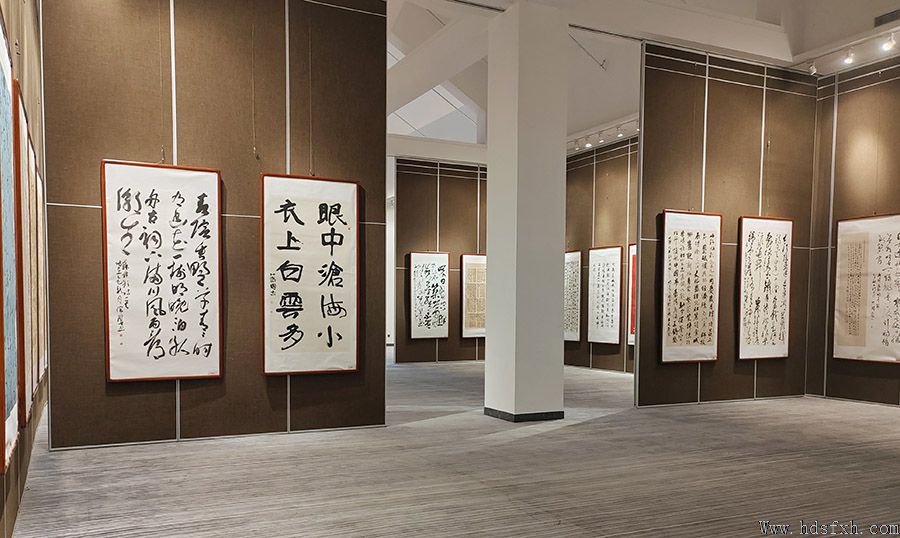 迎国庆·庆中秋-邯郸书协行草书精品展在涉县开幕