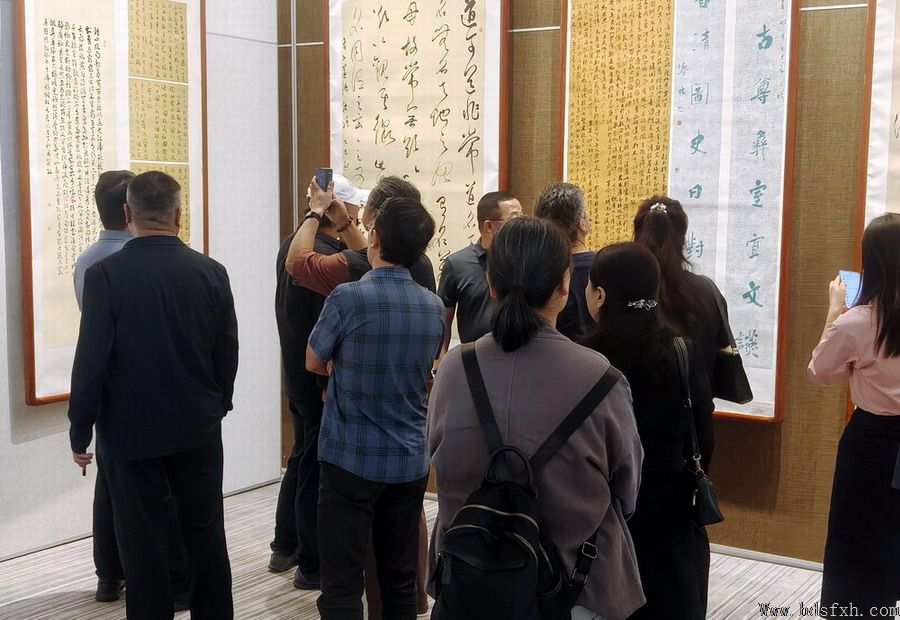 迎国庆·庆中秋-邯郸书协行草书精品展在涉县开幕