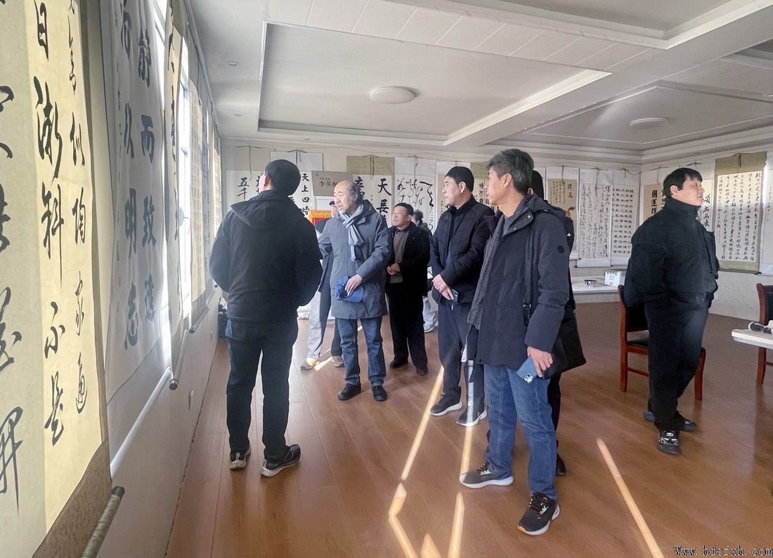 邯郸书协赴武安李石门村考察书法采风基地