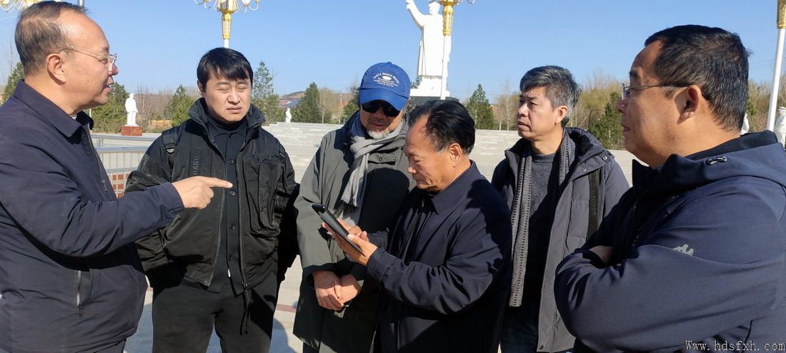 邯郸书协赴武安李石门村考察书法采风基地