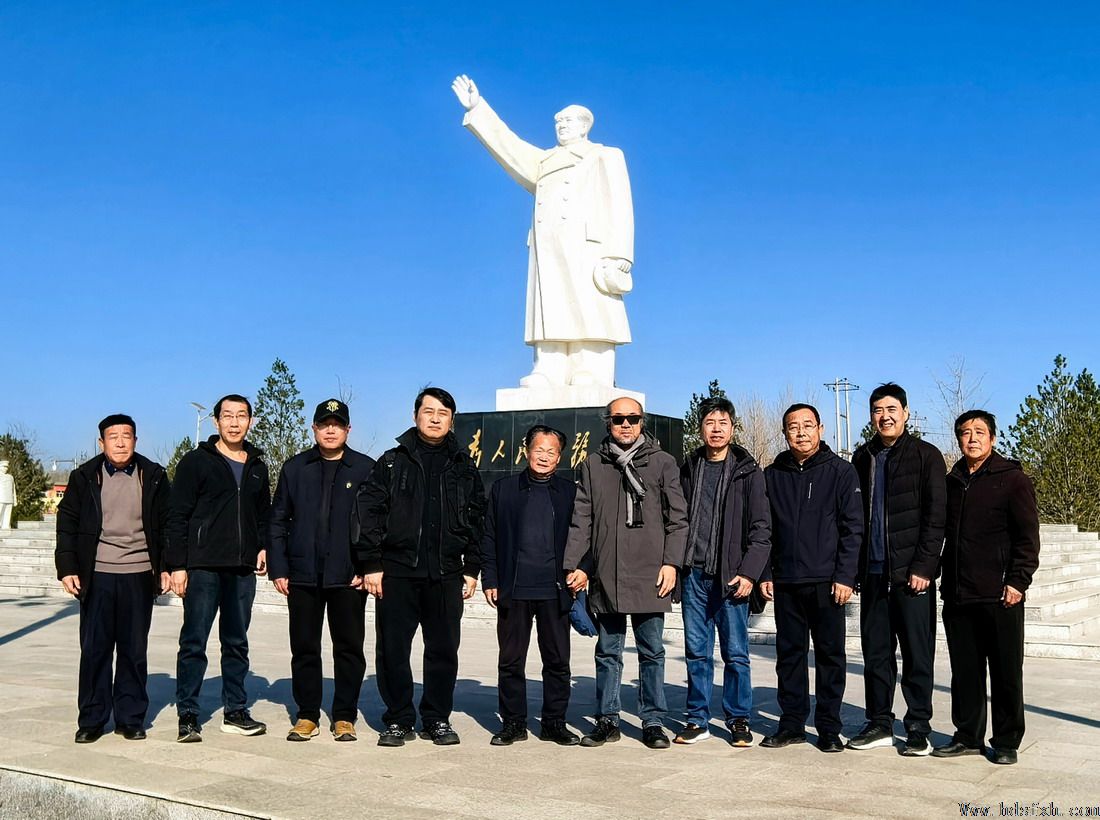 邯郸书协赴武安李石门村考察书法采风基地