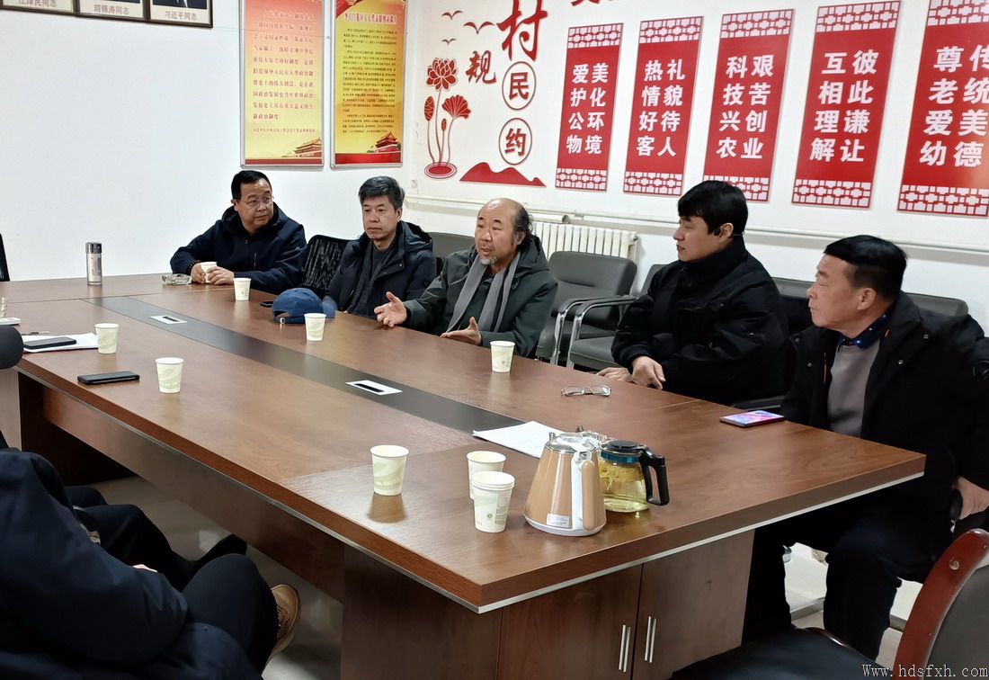 邯郸书协赴武安李石门村考察书法采风基地