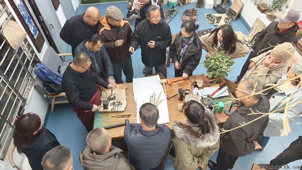 邯郸市复兴区书法家协会刻字委员会成立暨刻字名家培训班同步举办