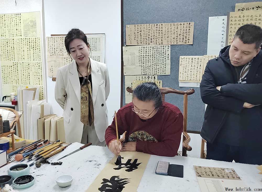 邯郸书协春苗行动暨秘书长工作会议在第三中学举办