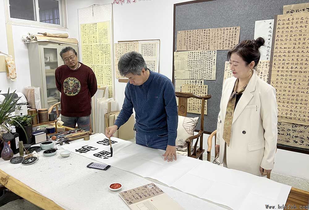 邯郸书协春苗行动暨秘书长工作会议在第三中学举办