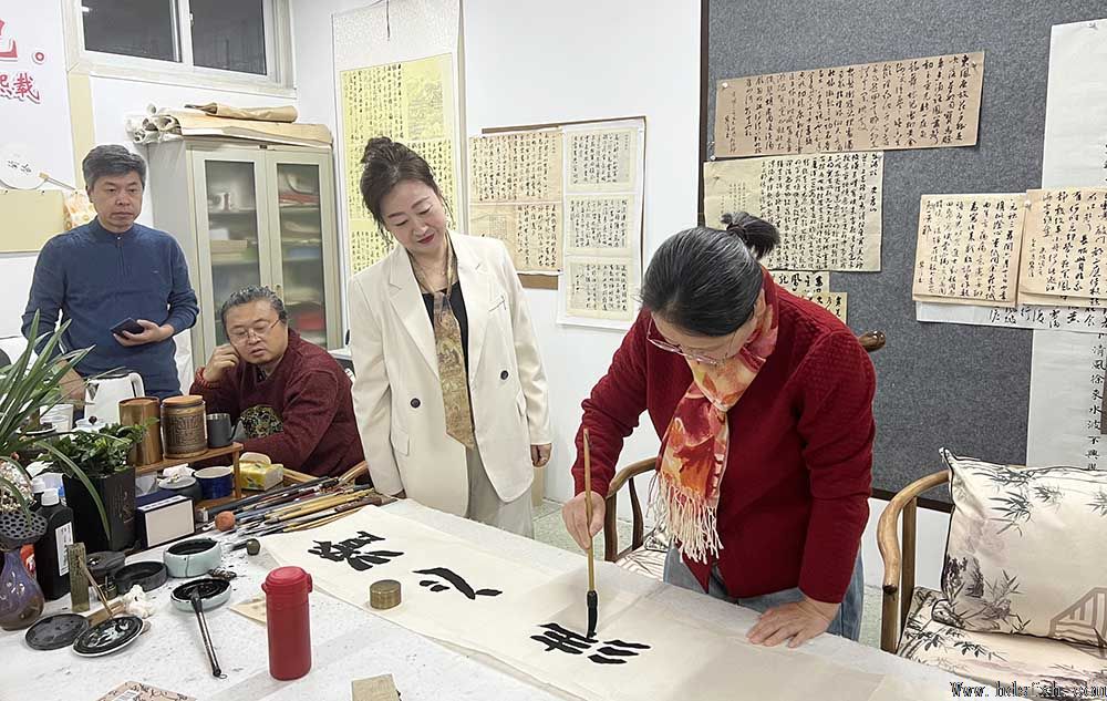 邯郸书协春苗行动暨秘书长工作会议在第三中学举办