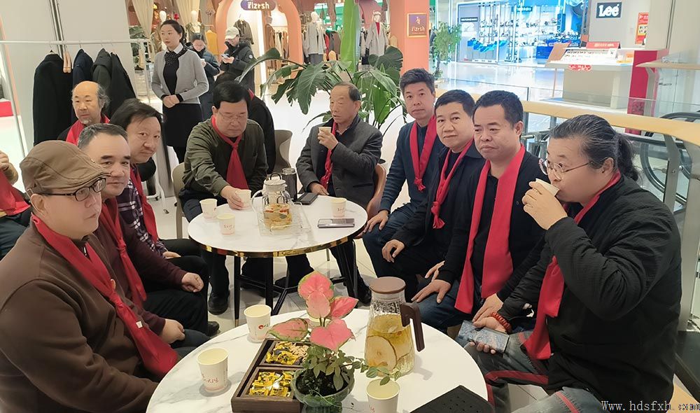 邯郸书协“新春特别行动-万福迎春”走进天鸿广场