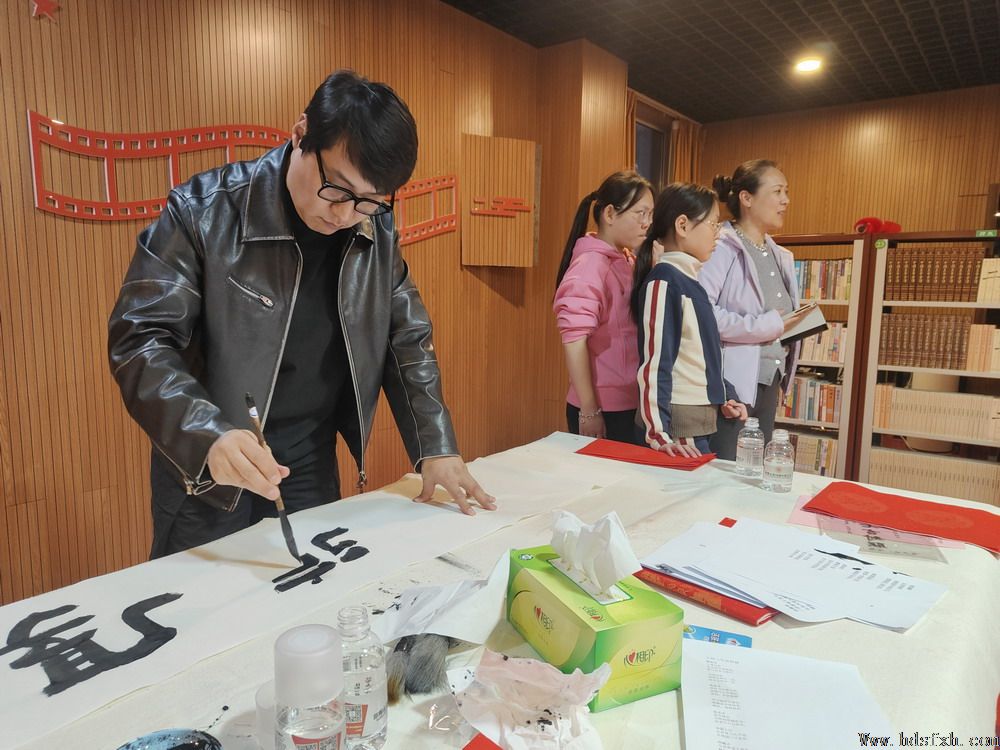 邯郸书协“新春特别行动-万福迎春”走进军分区